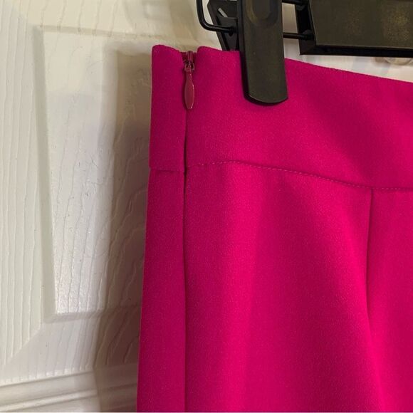 Zara Pink High Rise Wide Leg Trouser Pants Size XS Inseam 34” - Picture 5 of 10